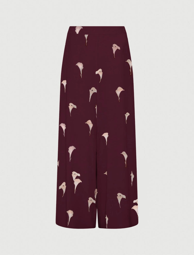 Pantalone wide leg in voile - NATURALE MARELLA