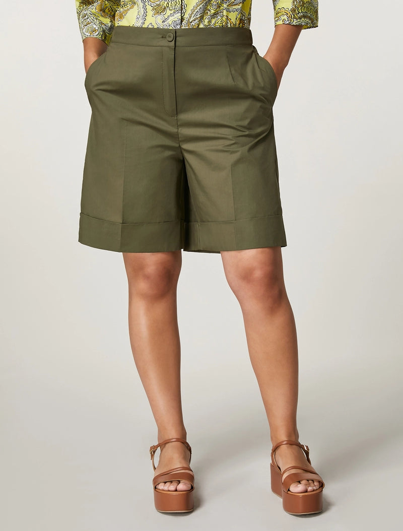 SHORTS IN POPELINE DI COTONE persona by marina rinaldi