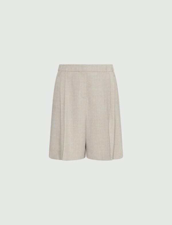Bermuda in stuoia stretch - Sabbia MARELLA