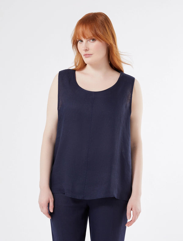 Top in lino PERSONA BY MARINA RINALDI