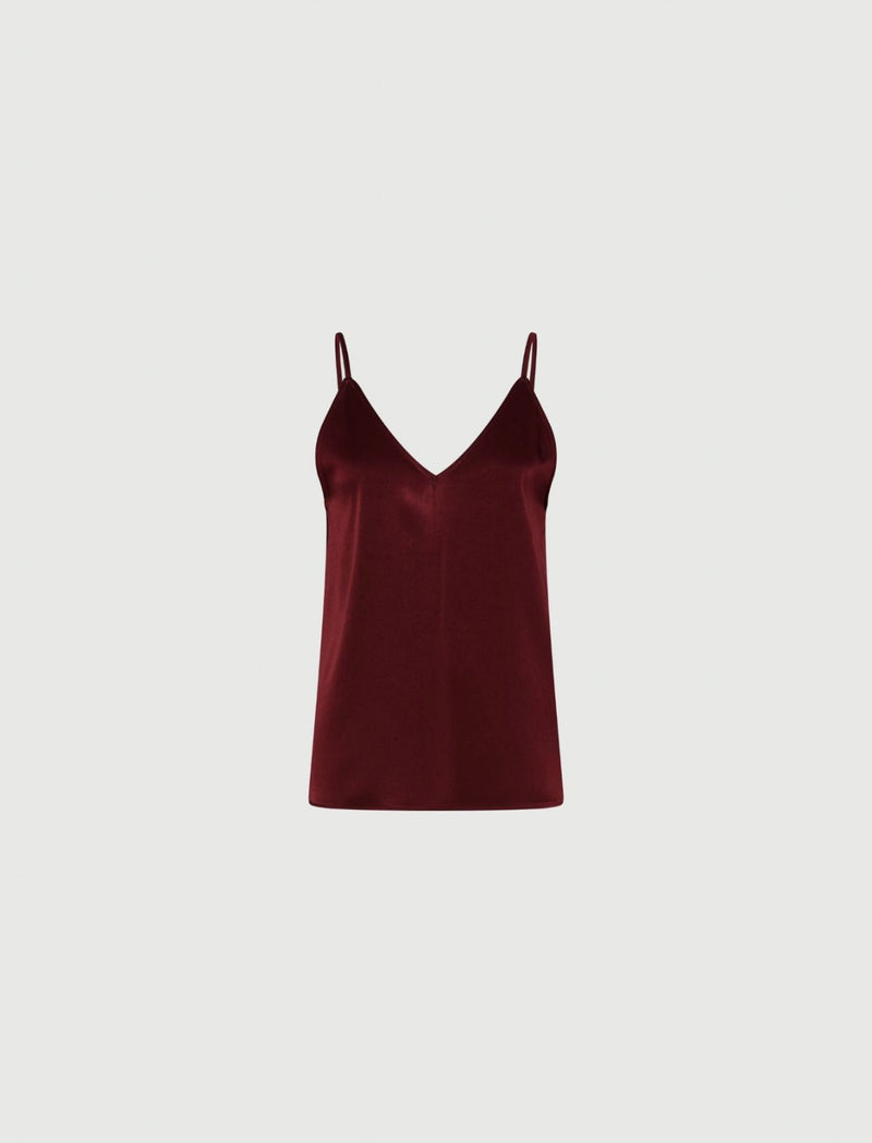 Top sottoveste in satin - BORDEAUX MARELLA