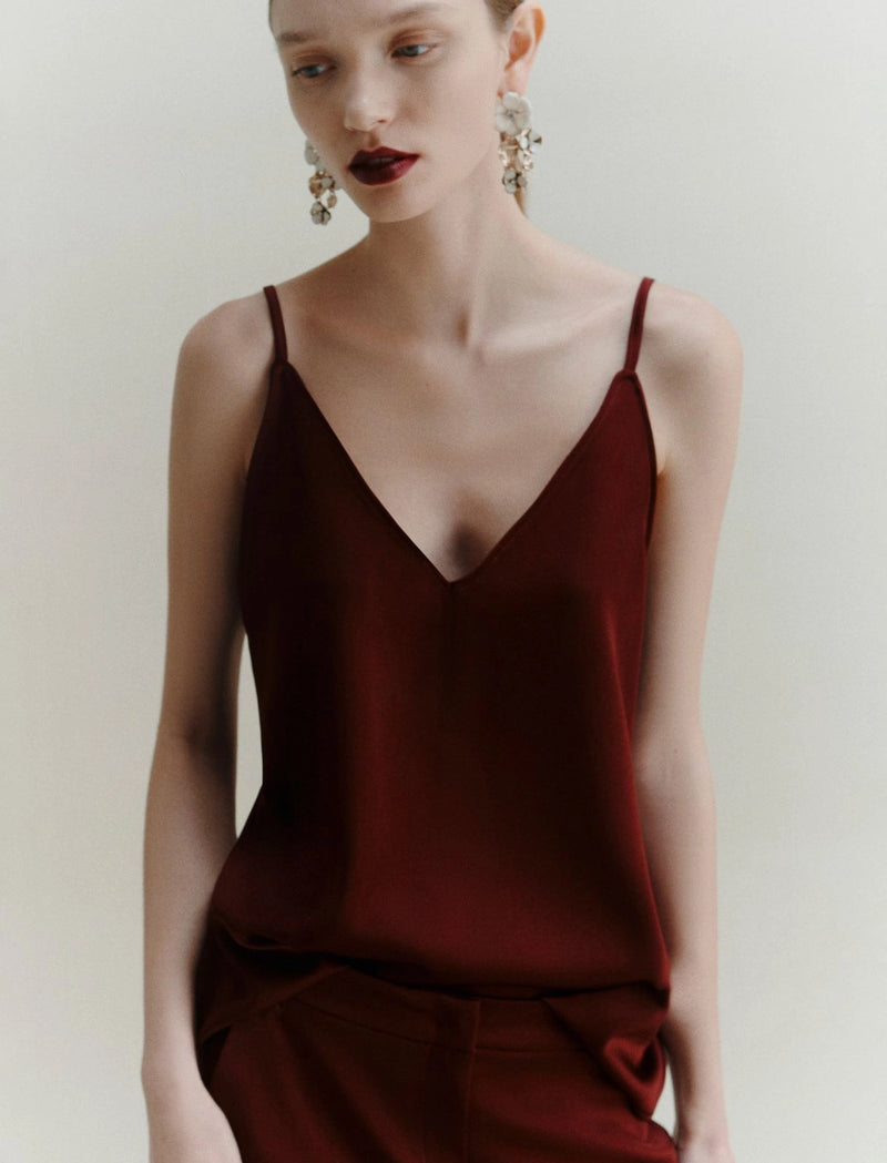 Top sottoveste in satin - BORDEAUX MARELLA