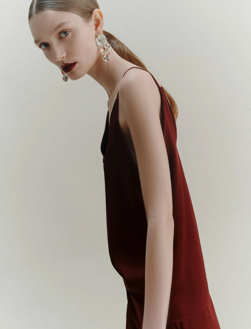 Top sottoveste in satin - BORDEAUX MARELLA