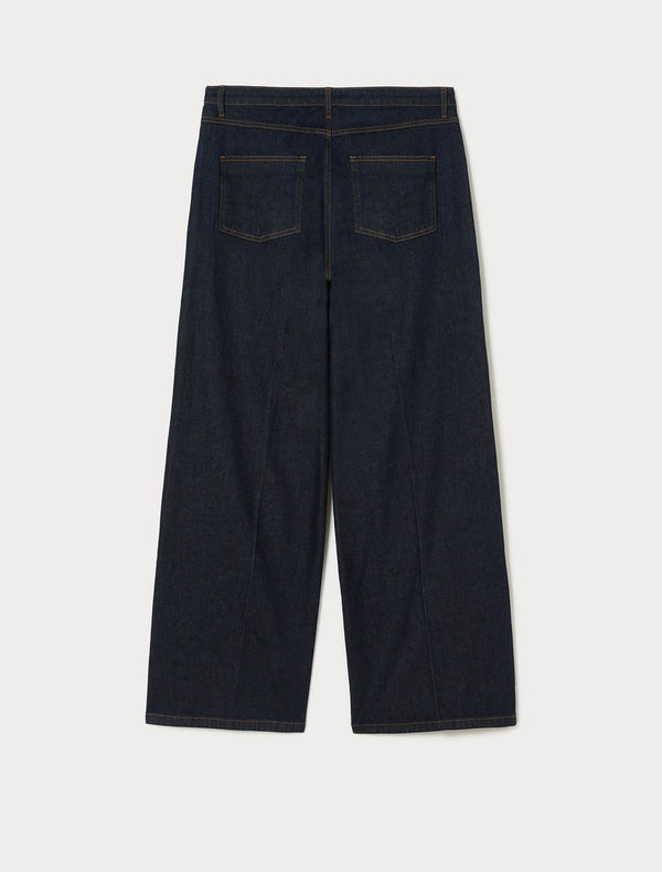 Jeans ampi in denim di cotone - BLU NOTTE PERSONA BY MARINA RINALDI