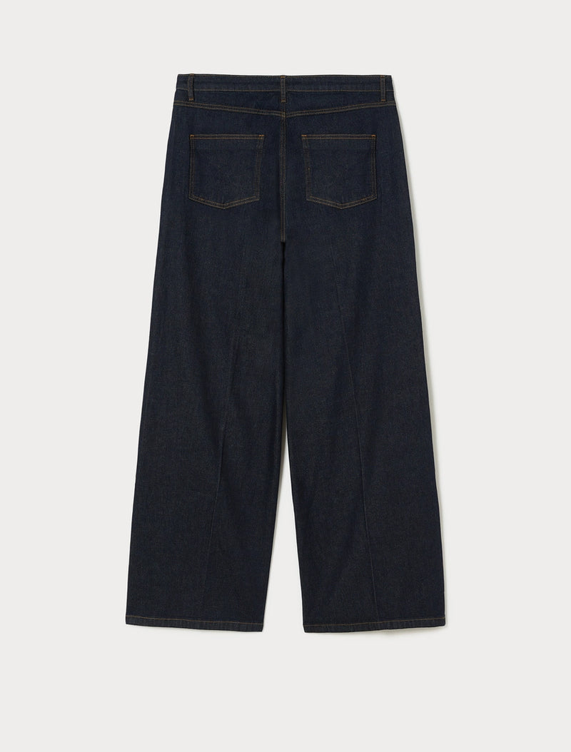 Jeans ampi in denim di cotone - BLU NOTTE PERSONA BY MARINA RINALDI