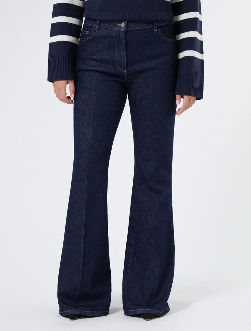 Jeans flare in denim - BLU NOTTE PERSONA BY MARINA RINALDI