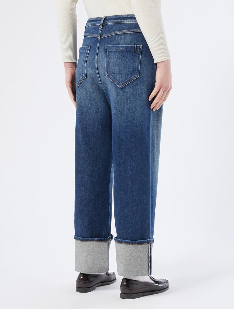 Jeans ampi in denim - BLU PERSONA BY MARINA RINALDI