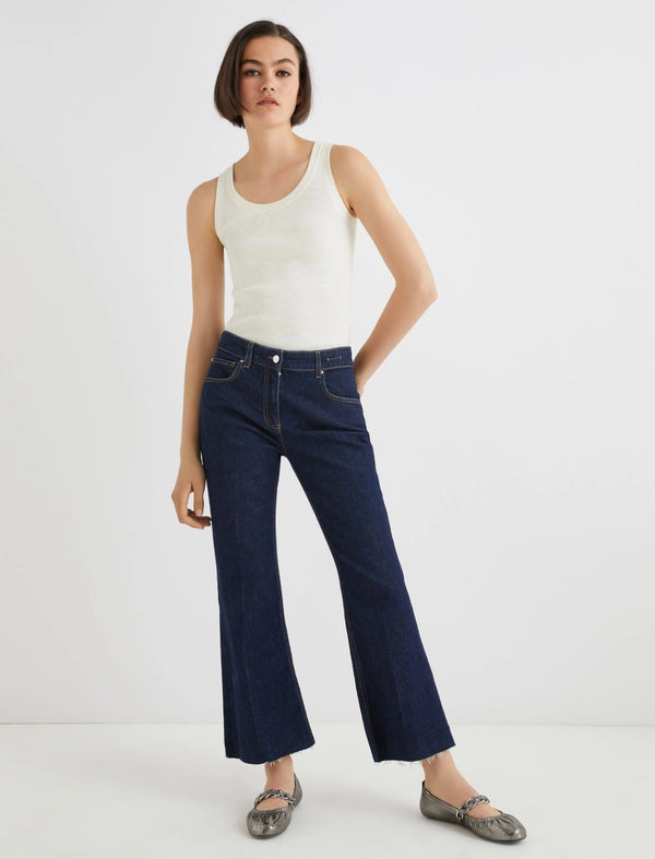 Jeans flare crop - BLU NOTTE MARELLA