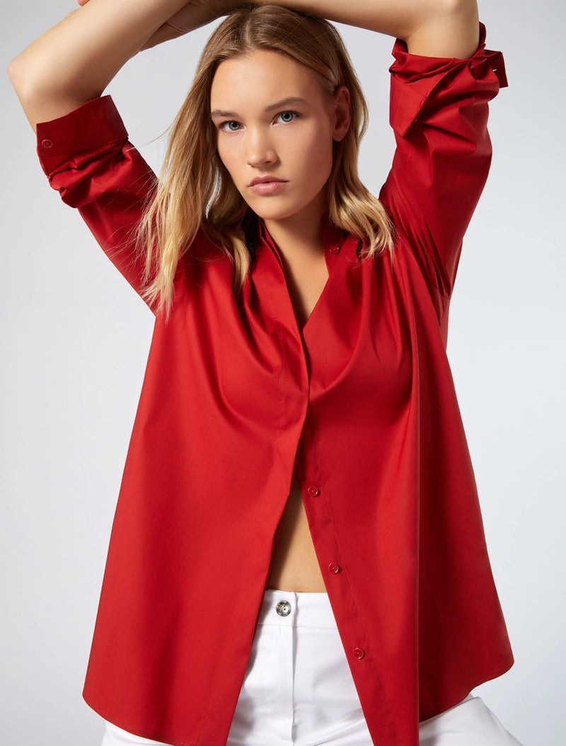 Camicia over in popeline stretch PERSONA BY MARINA RINALDI