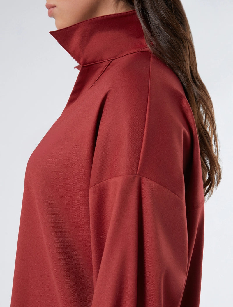 Casacca in flanella - BORDEAUX PERSONA BY MARINA RINALDI