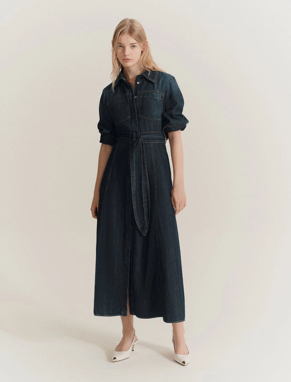 Abito chemisier in denim MARELLA