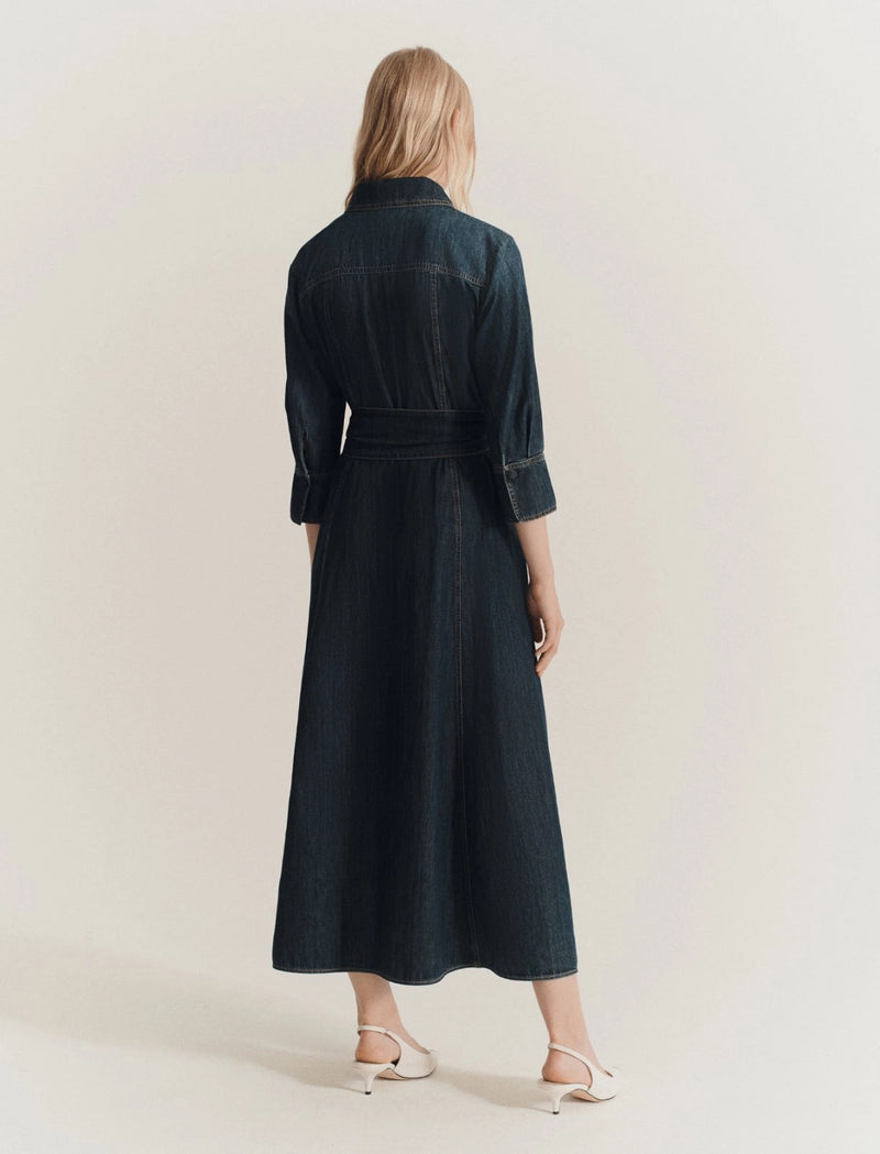 Abito chemisier in denim MARELLA