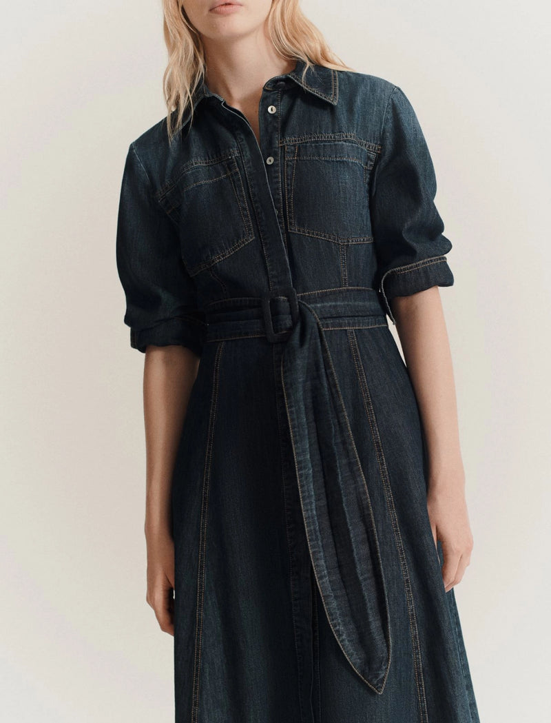 Abito chemisier in denim MARELLA