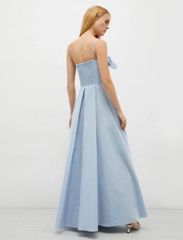 Abito monospalla in taffeta - Azzurro MARELLA