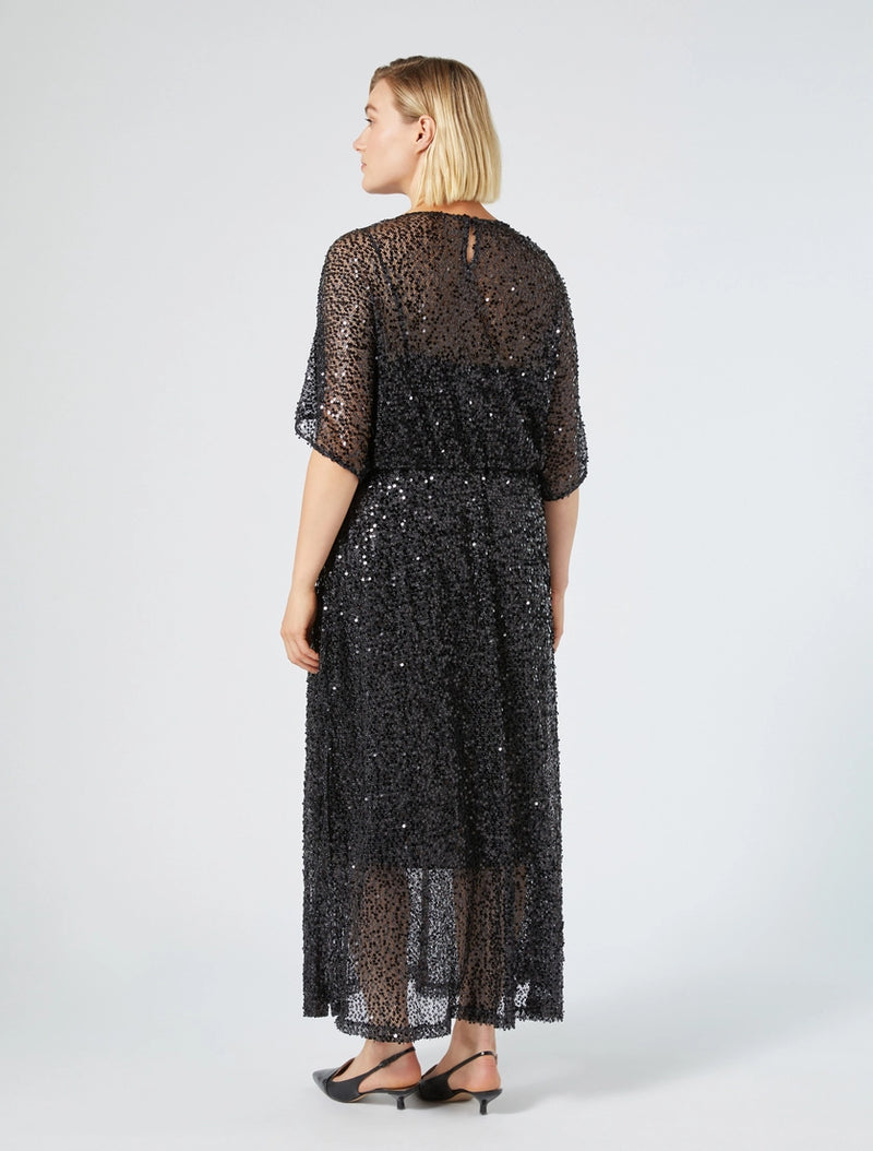 Abito in jersey con paillettes PERSONA BY MARINA RINALDI