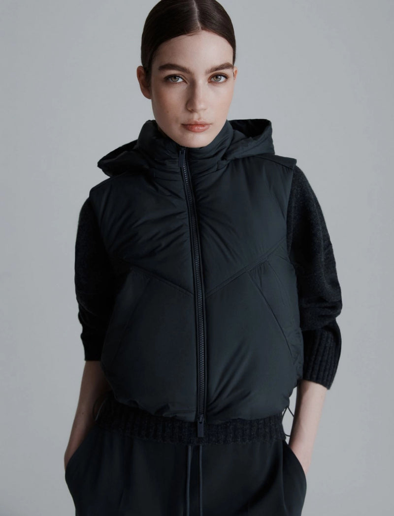 Gilet trapuntato - GRIGIO SCURO MARELLA MONOCHROME