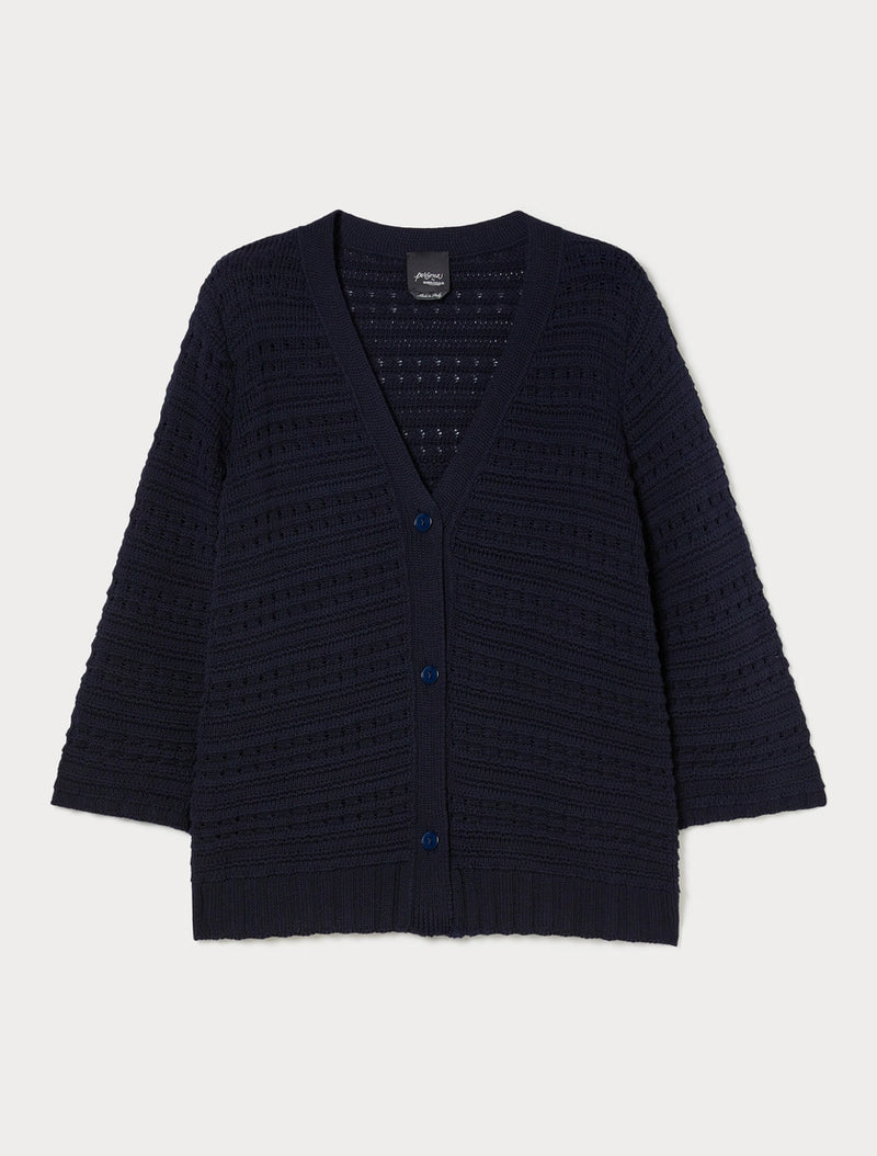 Cardigan in cotone traforato PERSONA BY MARINA RINALDI