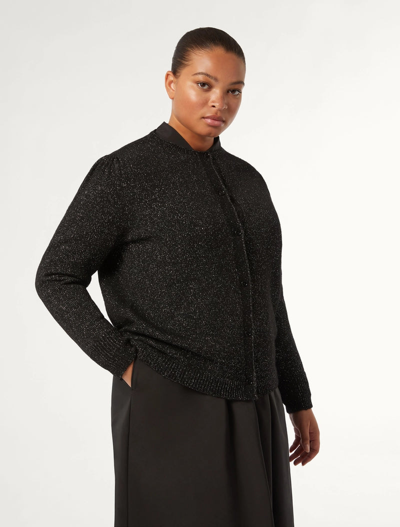 Cardigan in misto lana e lurex PERSONA BY MARINA RINALDI