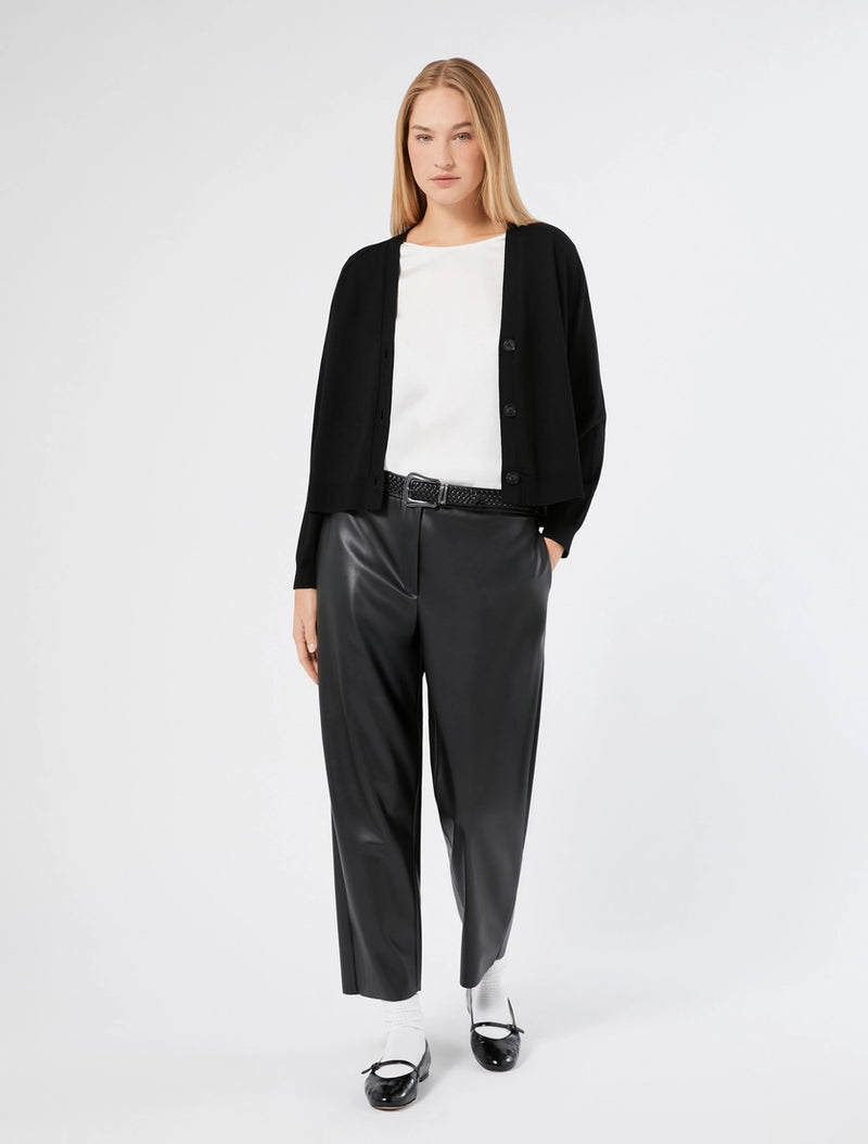 Cardigan in viscosa - NERO PERSONA BY MARINA RINALDI