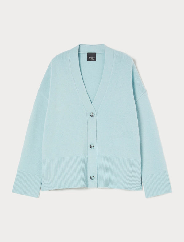 Cardigan boxy in pura lana - ACQUA PERSONA BY MARINA RINALDI