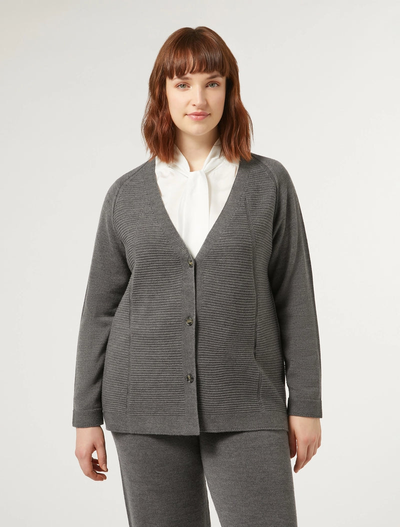 Cardigan in misto lana persona by marina rinaldi