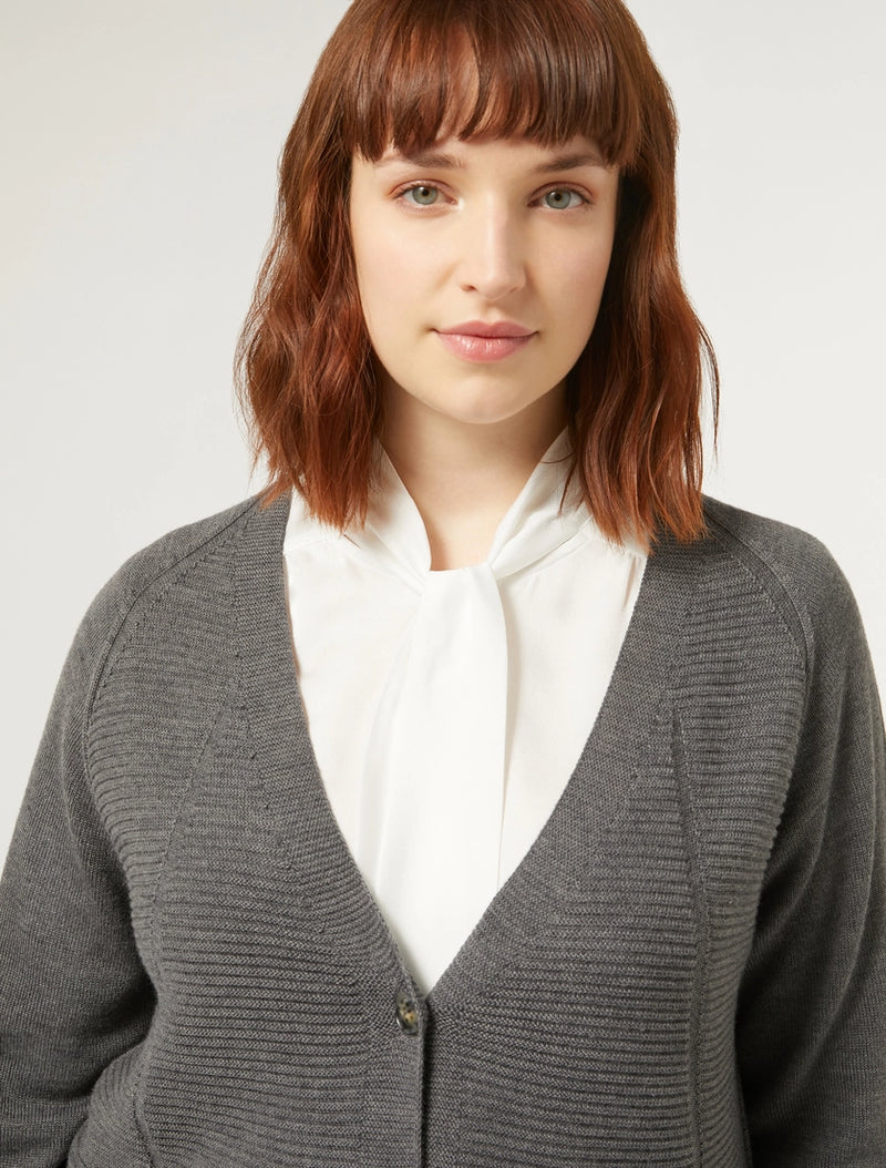 Cardigan in misto lana persona by marina rinaldi