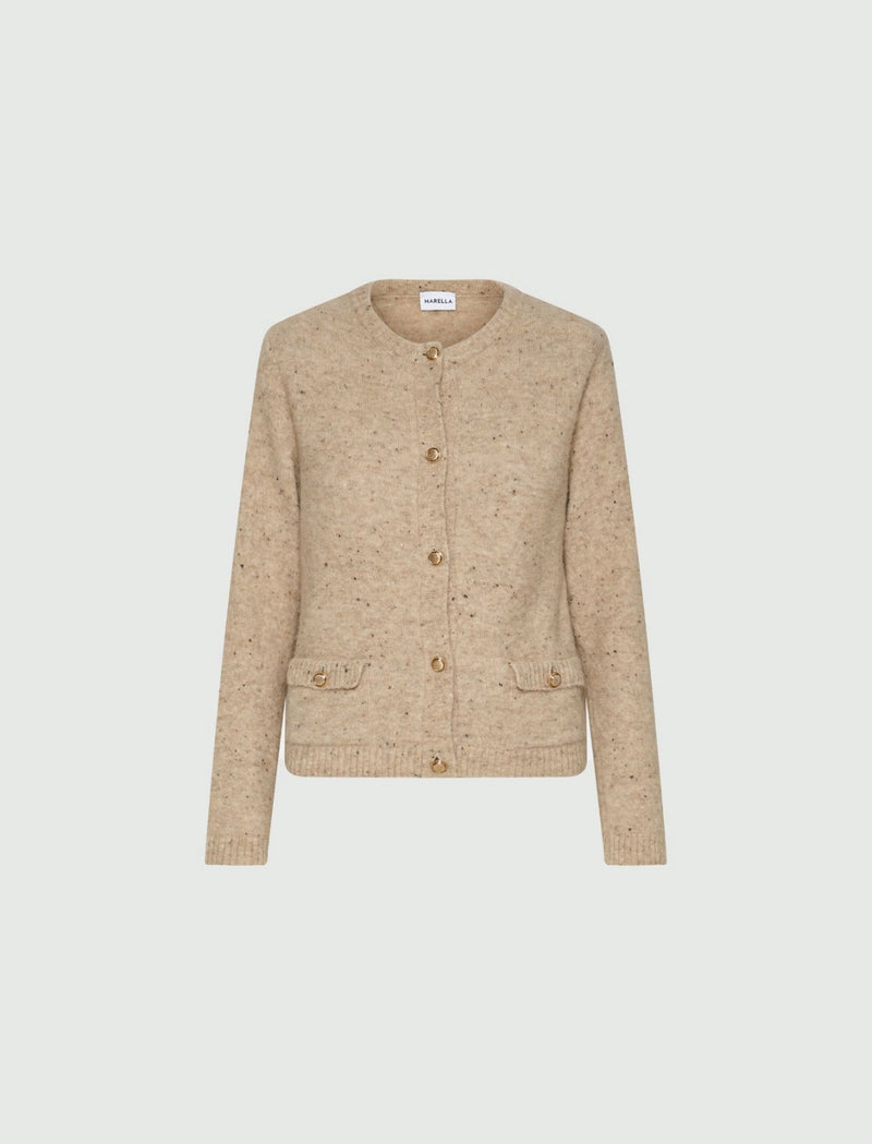 Cardigan con tasche - CAMMELLO MARELLA