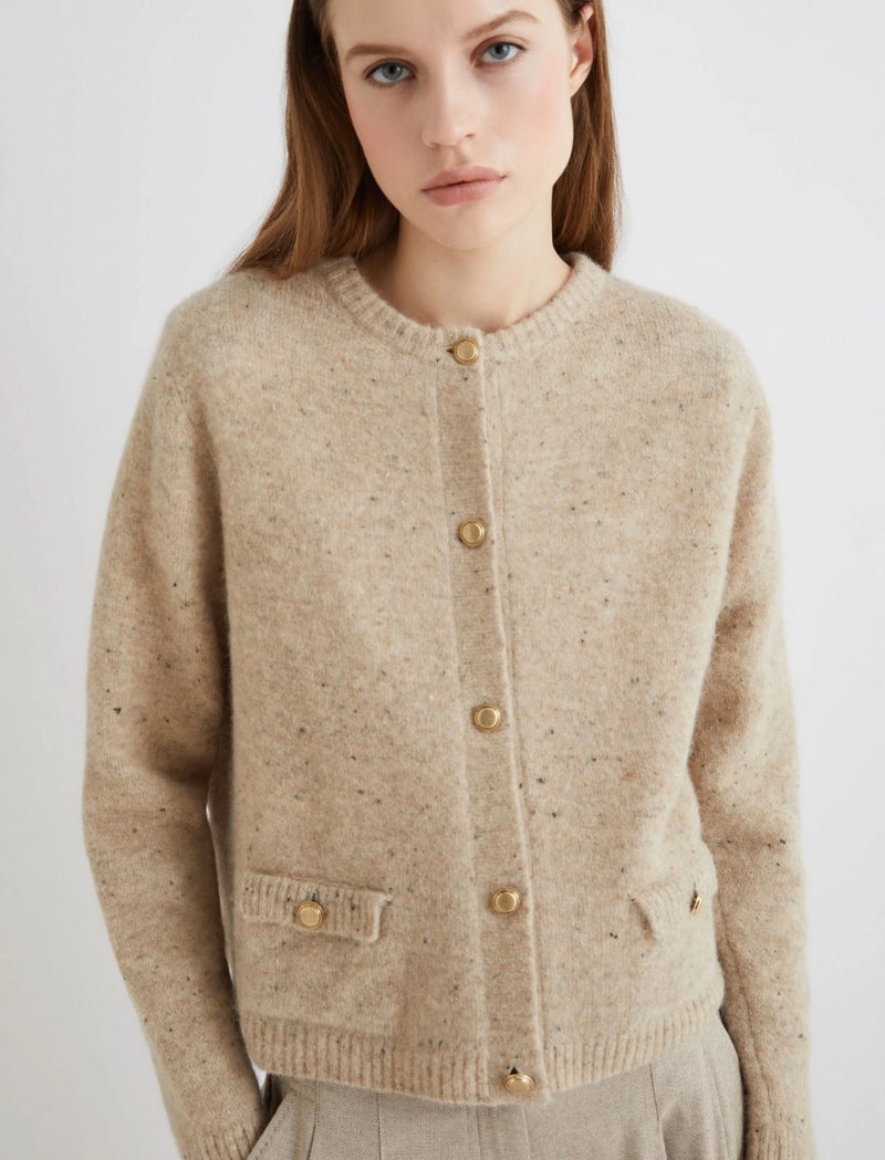 Cardigan con tasche - CAMMELLO MARELLA