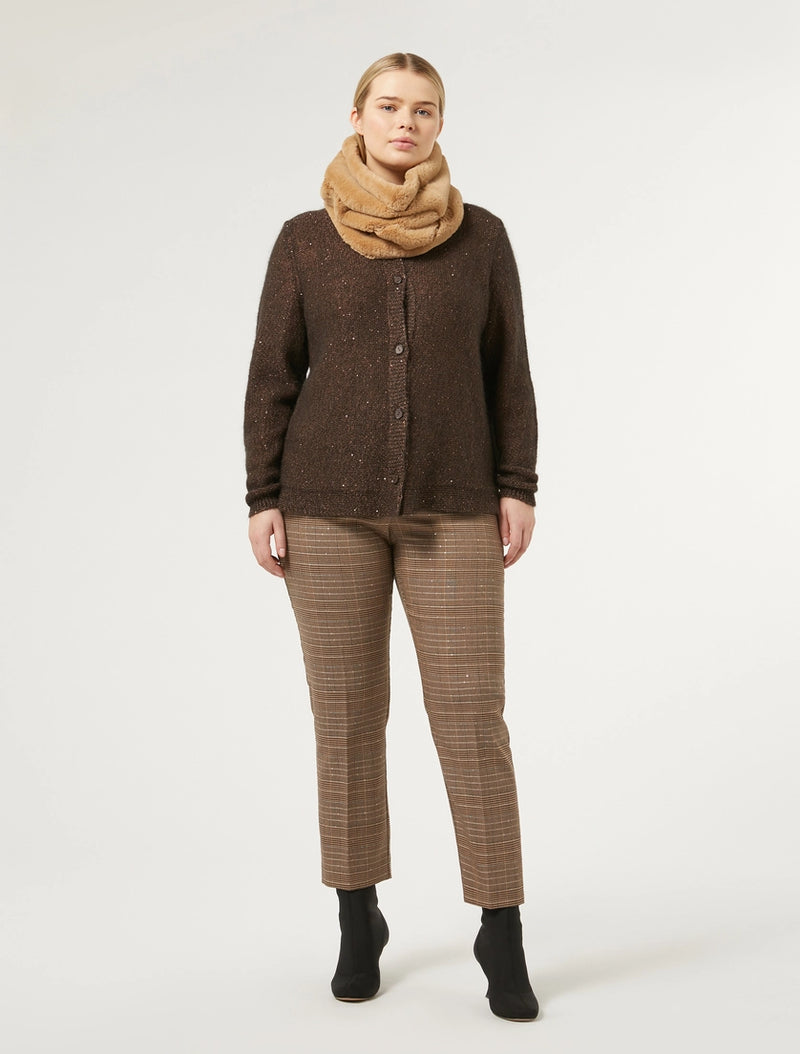 Cardigan in mohair e paillettes PERSONA BY MARINA RINALDI