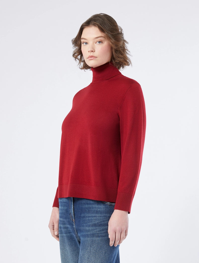 Dolcevita in pura lana - BORDEAUX PERSONA BY MARINA RINALDI