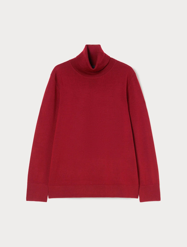 Dolcevita in pura lana - BORDEAUX PERSONA BY MARINA RINALDI