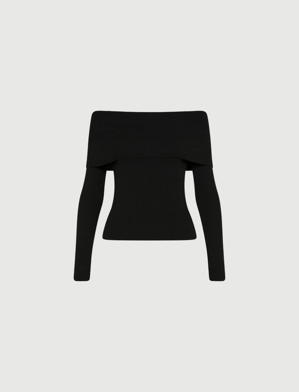 Maglia con collo ad anello - NERO MARELLA
