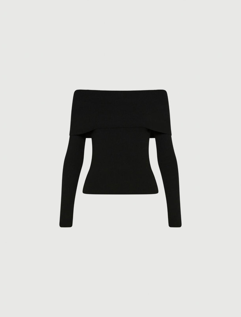 Maglia con collo ad anello - NERO MARELLA