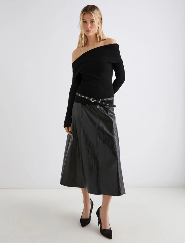 Maglia con collo ad anello - NERO MARELLA