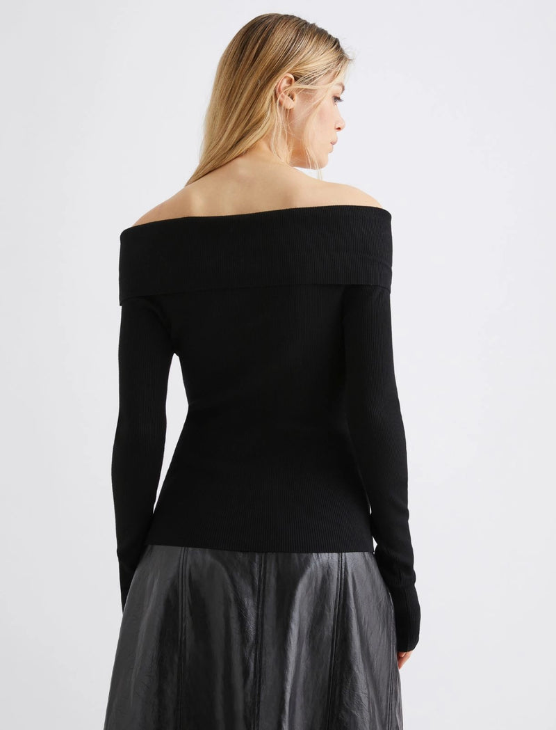 Maglia con collo ad anello - NERO MARELLA