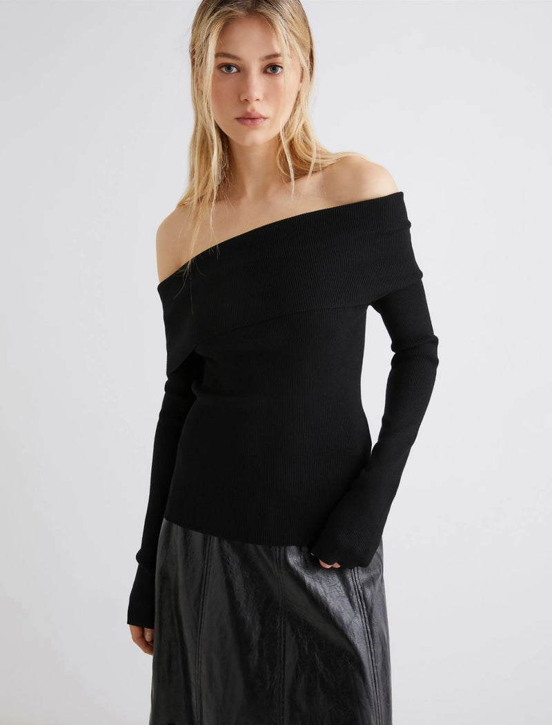 Maglia con collo ad anello - NERO MARELLA