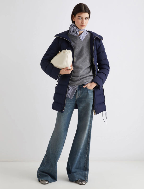 Maglia oversize in misto cashmere - GRIGIO MEDIO MARELLA