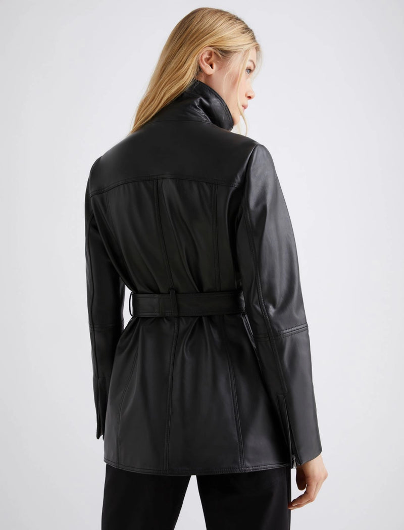 Giaccone in pelle - NERO MARELLA