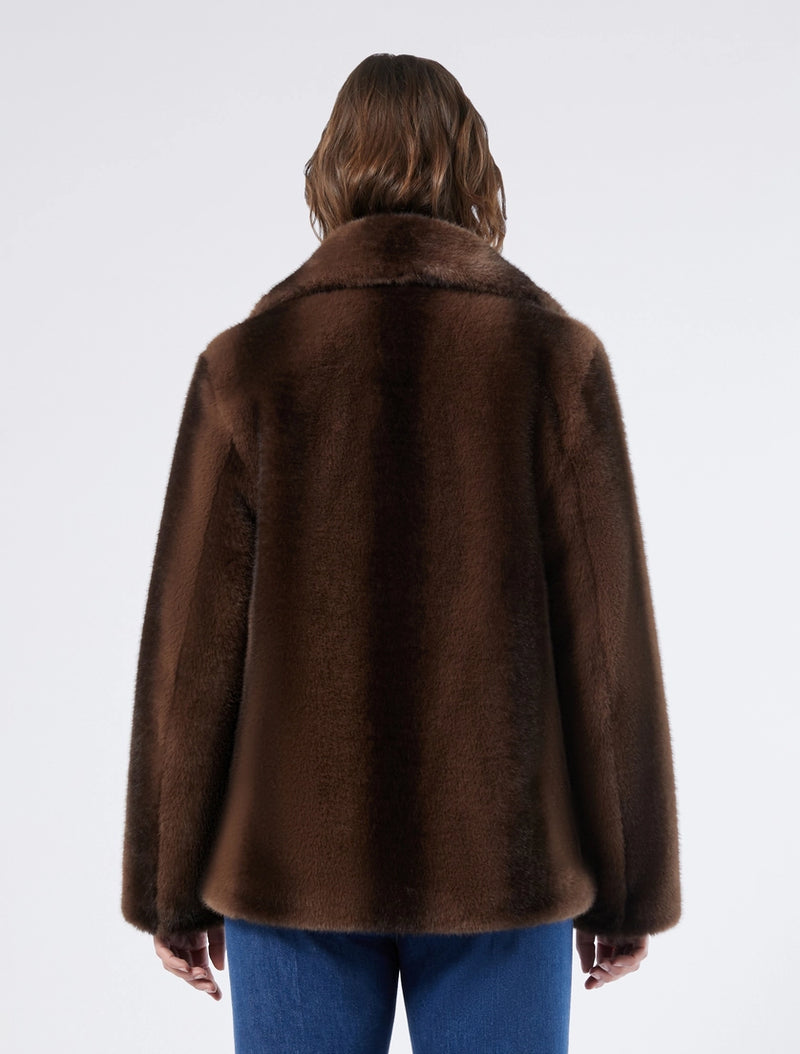 Giaccone dalla texture soffice - MARRONE PERSONA BY MARINA RINALDI