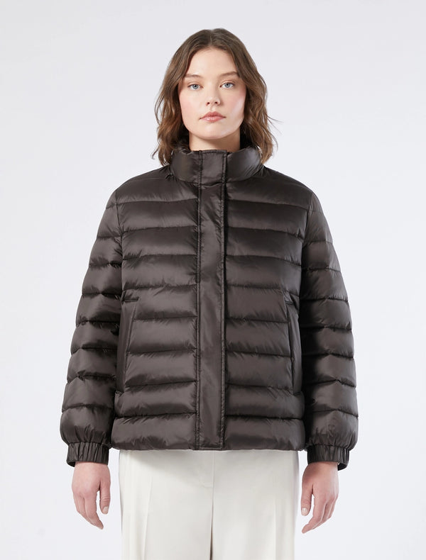 Imbottito in nylon cangiante - MARRONE SCURO PERSONA BY MARINA RINALDI