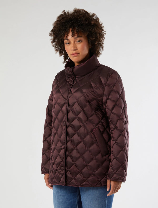 Imbottito in tela di nylon cangiante - ROSSO MARRONE PERSONA BY MARINA RINALDI