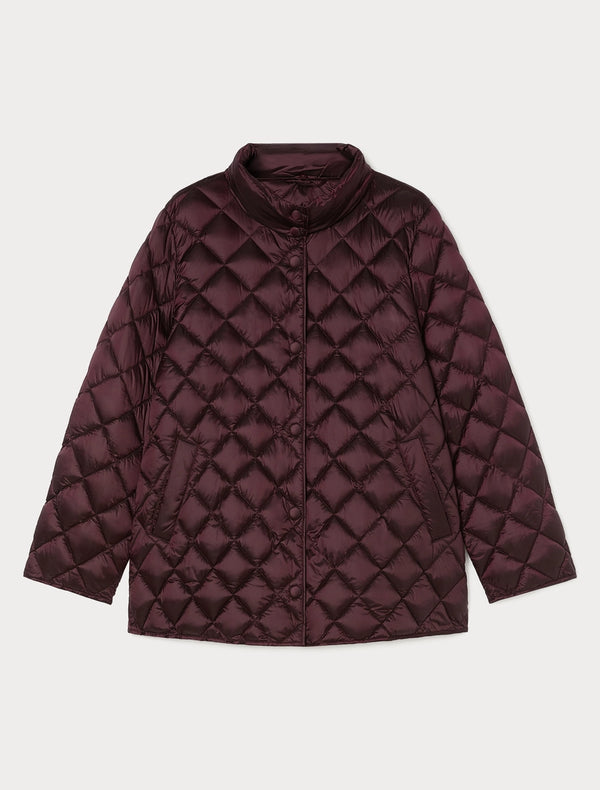 Imbottito in tela di nylon cangiante - ROSSO MARRONE PERSONA BY MARINA RINALDI