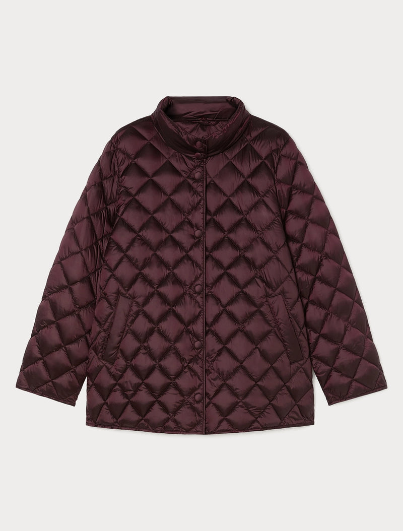 Imbottito in tela di nylon cangiante - ROSSO MARRONE PERSONA BY MARINA RINALDI