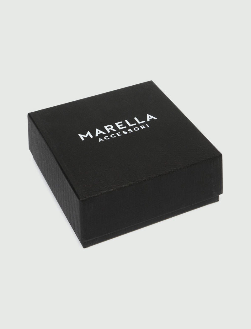Cintura con fibbia dorata M - Azzurro Marella