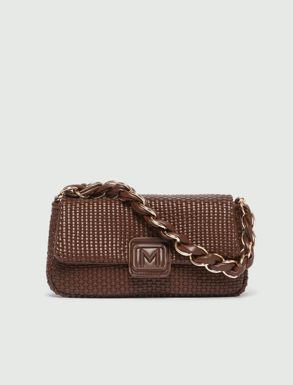 Borsa Le Muse medium con intreccio - TESTA MORO