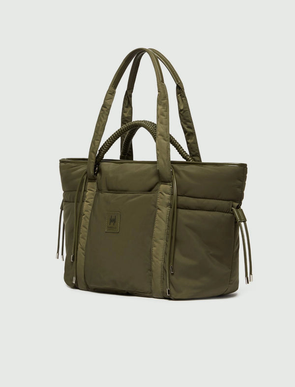 Borsa weekender con doppi manici - VERDE OLIVA MARELLA MONOCHROME