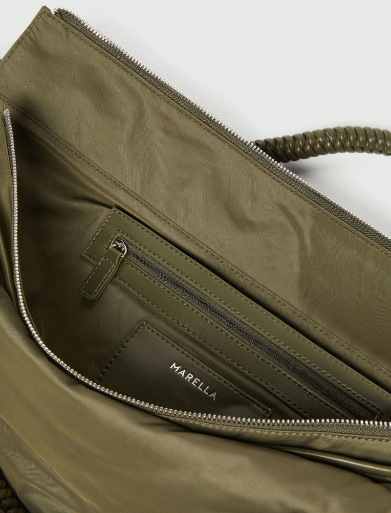 Borsa weekender con doppi manici - VERDE OLIVA MARELLA MONOCHROME