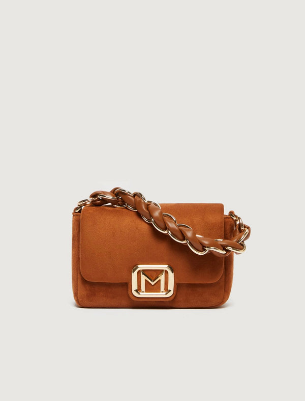 Borsa Le Muse small in tessuto scamosciato - CUOIO MARELLA
