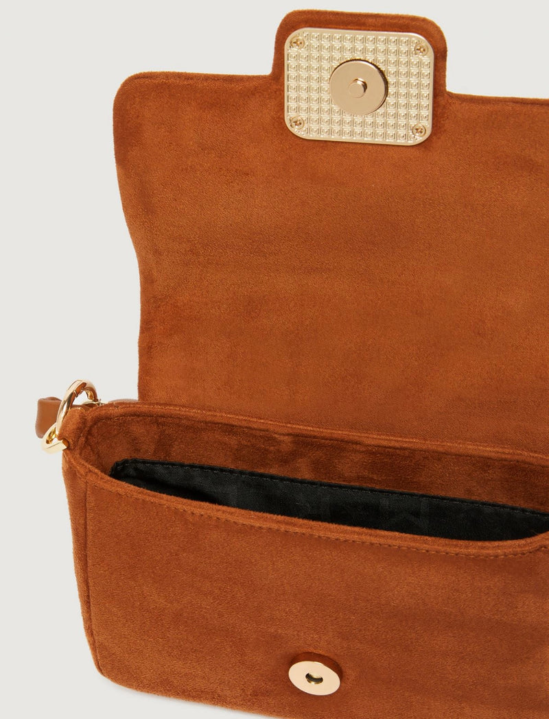 Borsa Le Muse small in tessuto scamosciato - CUOIO MARELLA