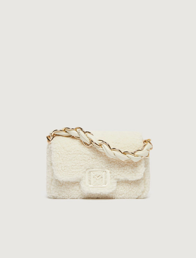 Borsa Le Muse small in tessuto - BIANCO AVORIO MARELLA